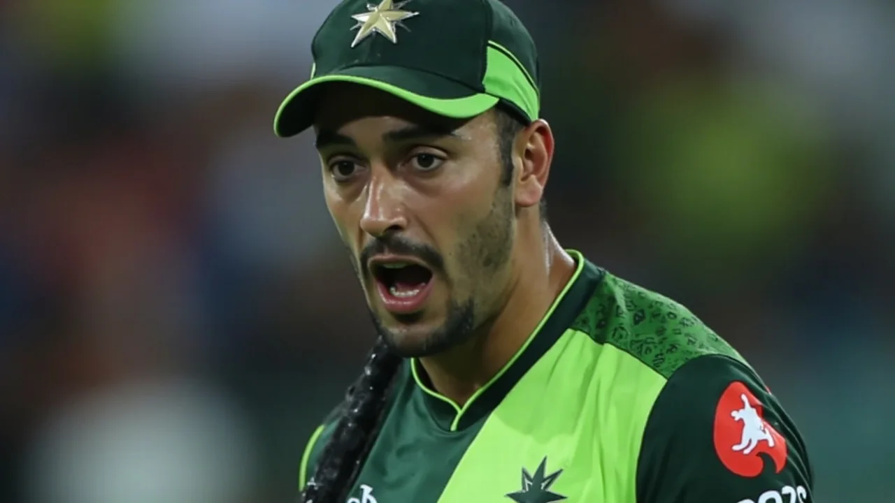 Babar Azam as the consensus captain pick Editorial close-up of a top-order batsman in Pakistan colours playing a controlled cover drive during a day-night ODI