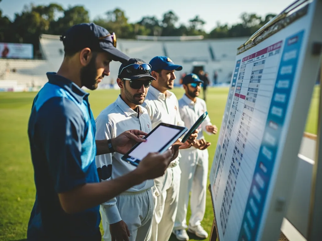 Confirmed cricket playing XI board with role notes for fantasy selection